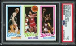 Magic-Bird 1980-81 Topps Rookie Card PSA 7